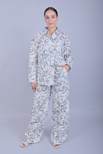 Bluebird Women's Printed Co - ord Set Gentle Leaf - Veshbhoshaa