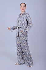 Bluebird Women's Printed Co - ord Set Grey - Veshbhoshaa