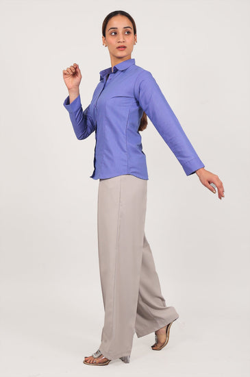 bluebird Women's Purple Shirt - Veshbhoshaa