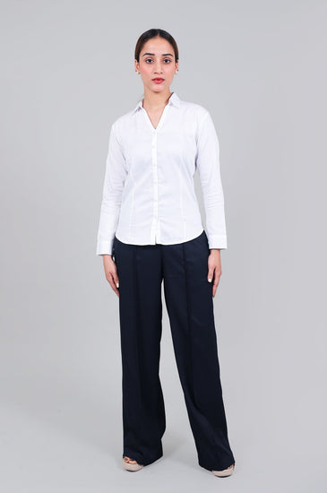 bluebird Women's White Shirt - Veshbhoshaa