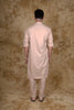 Bluesaanchi Beige Pathani Kurta with Trouser Pant - Veshbhoshaa