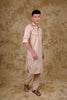 Bluesaanchi Beige Pathani Kurta with Trouser Pant - Veshbhoshaa