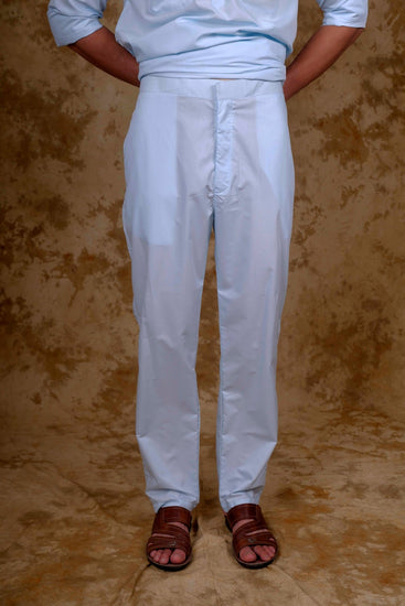 Bluesaanchi Blue Pathani Kurta with Trouser Pant - Veshbhoshaa