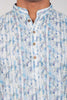 Bluesaanchi Effortlessly Stylish Textured Multicolour Kurta Set for Men - Veshbhoshaa