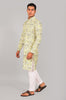 Bluesaanchi Elegantly Casual Cream flower Kurta set - Veshbhoshaa