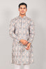 Bluesaanchi Elegantly Casual Cream Textured Kurta set - Veshbhoshaa