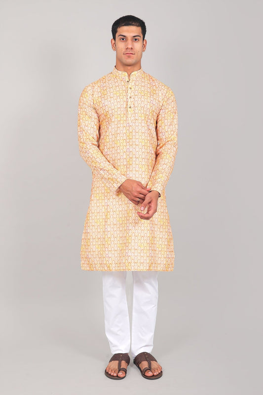 Bluesaanchi Elegantly Casual Mango Kurta set - Veshbhoshaa