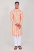 Bluesaanchi Elegantly Casual Salmon Kurta set - Veshbhoshaa