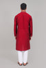 Bluesaanchi Festive Embroidered Maroon Kurta set - Veshbhoshaa