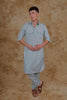 Bluesaanchi Green Pathani Kurta with Trouser Pant - Veshbhoshaa