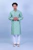 Bluesaanchi Men's Green Embroidery Glass Kurta Set - Veshbhoshaa