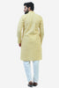 Bluesaanchi Men's Lemon Yellow Casual Kurta Set - Veshbhoshaa