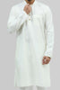 Bluesaanchi Men's Light Cream Silk Kurta Set - Veshbhoshaa