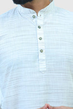 Bluesaanchi Men's White Kurta Set - Veshbhoshaa
