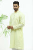 Bluesaanchi Men's Yellow Matka Silk Kurta Set - Veshbhoshaa