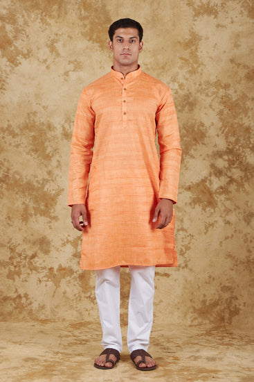 Bluesaanchi Orange Waistcoat set - Veshbhoshaa