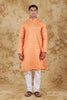 Bluesaanchi Orange Waistcoat set - Veshbhoshaa