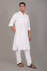 Bluesaanchi Pathani White Color Kurta with Trouser Pant - Veshbhoshaa