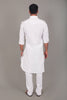 Bluesaanchi Pathani White Color Kurta with Trouser Pant - Veshbhoshaa