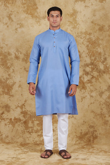 Bluesaanchi Sky Blue Waistcoat set - Veshbhoshaa