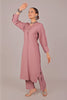 Bluesaanchi Women's Rosewater Kurti With Trouser Pajama Set - Veshbhoshaa