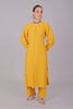 Bluesaanchi Women's Yellow Kurti With Trouser Pajama Set - Veshbhoshaa