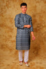 Bluesaanchi Zari Work Blue Kurta with Trouser Pajama - Veshbhoshaa