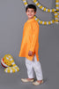 Yellow Bold Zari Kurta Set – Trendy Vibes for Your Little One - Veshbhoshaa