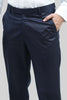 Men Blue Sheen Trouser - Veshbhoshaa