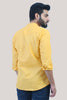 Short Kurta For Men/ Bluesaanchi yellow Casual kurta/ Kurta for mens