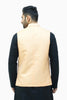BLUESAANCHI Orange Jacquard Waistcoat For Men's/ men waistcoats