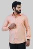 BLUEBIRD Men Orange Color Regular Fit Formal Shirt For Men's, / Buy Formal Orange Shirt 