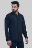 Navy Blue Strip Shirt- Veshbhoshaa.com